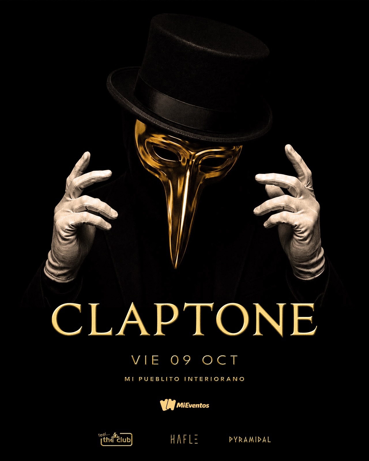 Claptone en Panama - Pre Halloween en Mi Pueblito, Pan-American Highway, Panamá, Panama
