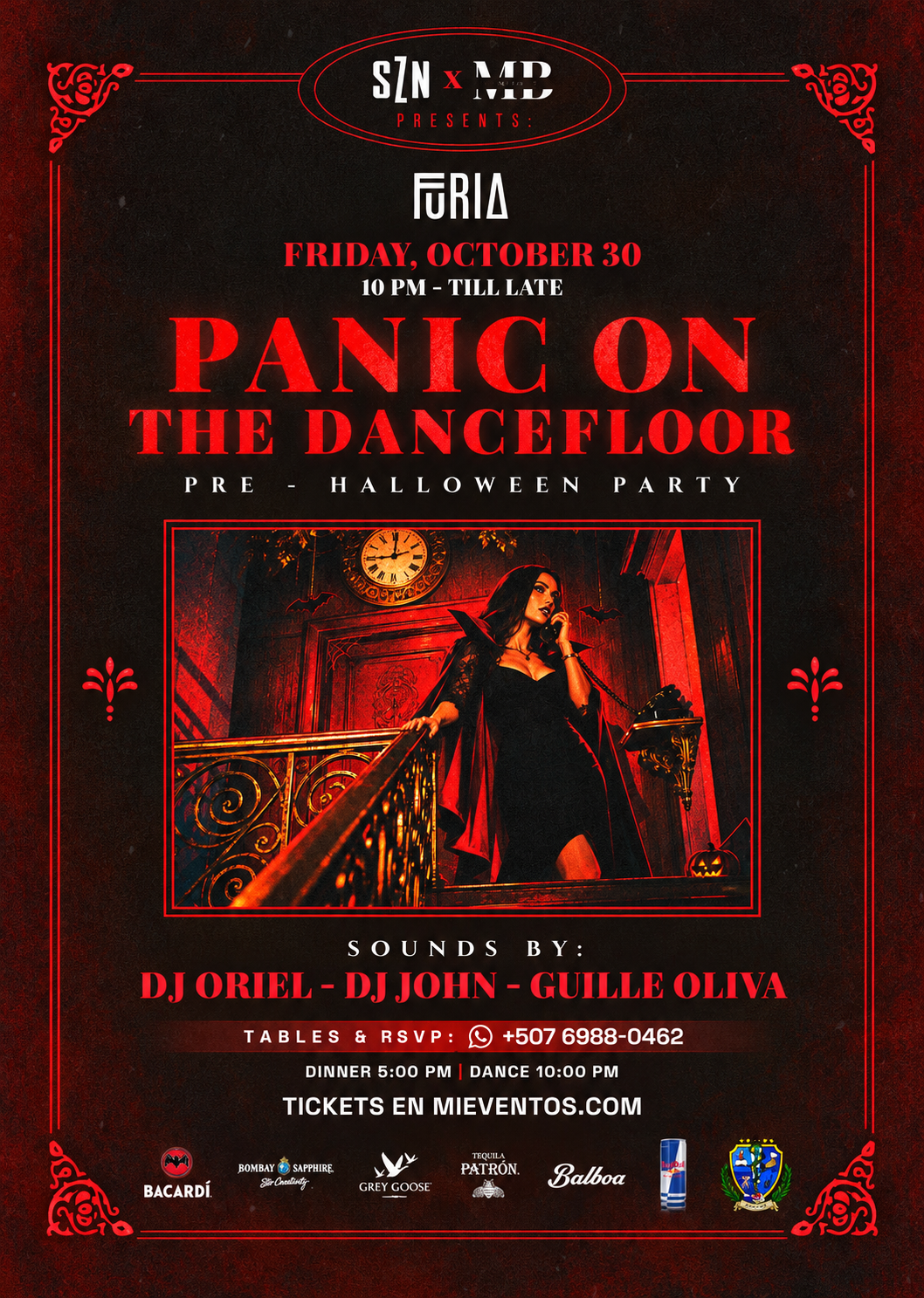 PANIC ON THE DANCEFLOOR bBY SZN X MB | VIERNES 30 DE OCTUBRE
